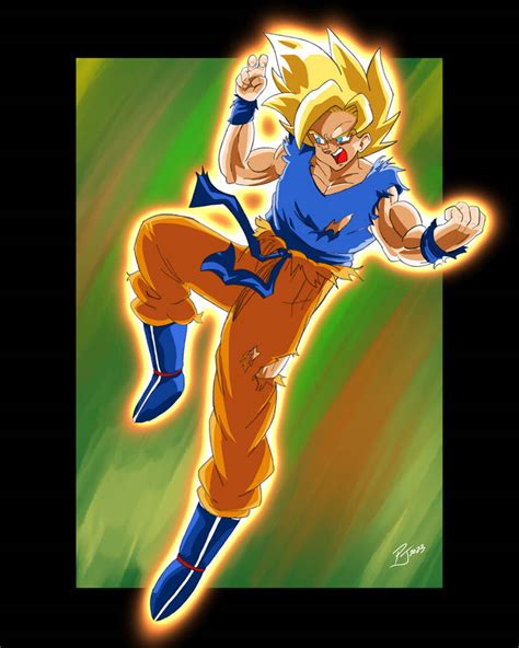 Super Saiyan Goku By Vash4e On Deviantart