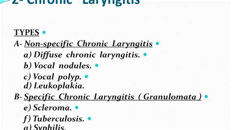 Acute And Chronic Laryngitis Youtube