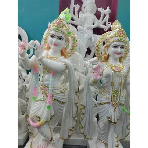 Makrana Marble Radha Krishna Statues In Alwar PARIDHI MURTI ART