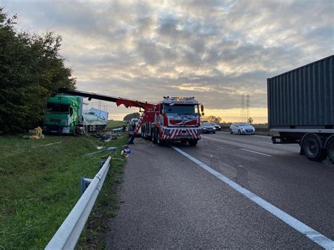 Accident Sur L A13 Entre Bourneville Et Bourg Achard Le Chauffeur Du