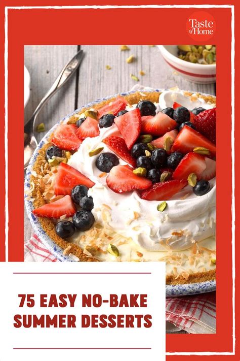 48 So Easy No Bake Summer Desserts No Bake Summer Desserts Summer