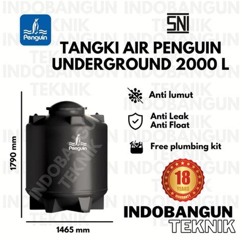 Jual Toren Tangki Tandon Air Penguin Underground Pendam Tanam TQ 2000