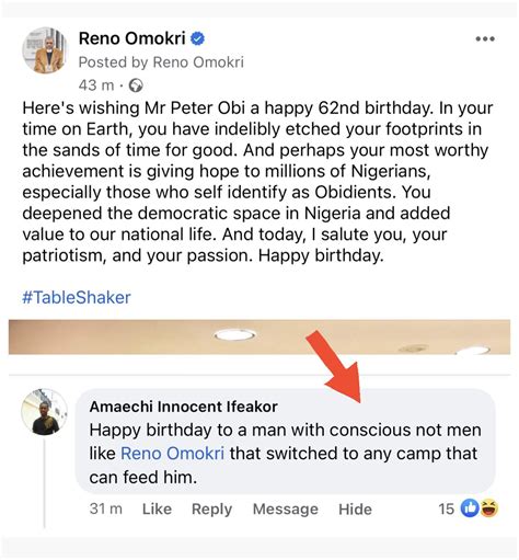 Reno Omokri On Twitter Dear Amaechi Thank You For Your Feedback If