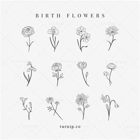 February And April Birth Flower Tattoo - Beautiful Insanity