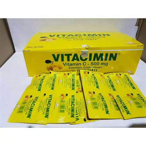 Jual VITACIMIN 500MG VITAMIN C 500MG VITACIMIN VIT C TABLET Indonesia