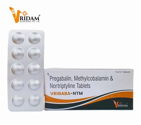 Pregabalin 75mg Nortriptyline 10mg Methylcobalamin 1500mcg Tablet At Rs 2748stripe