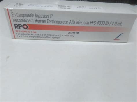 Recombinant Human Erythropoietin Alfa Injection Pfs Iu At Best