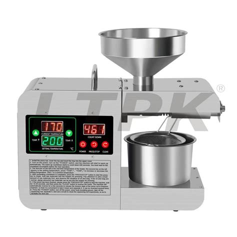 X S Smart Home Oil Press Machine Small Stainless Steel