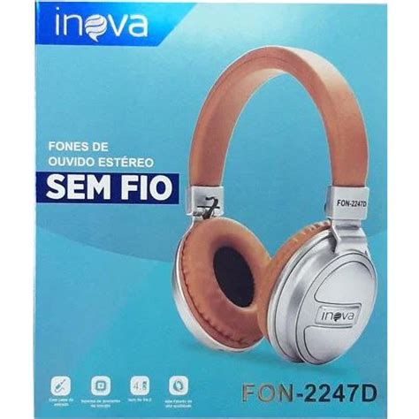 Fone De Ouvido Inova Bluetooth FON 2247D Sem Fio Estereo Shopee Brasil