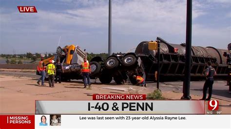 Authorities Respond To Semi Rollover In Sw Oklahoma City Youtube