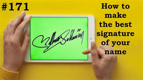 Best Signature🖍 How To Make The Best Signature Of Your Name Youtube