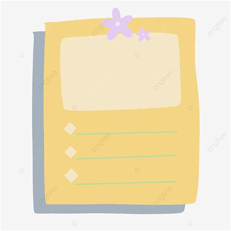 Yellow Notebook Clipart Transparent Background, Yellow Sealed Cute ...