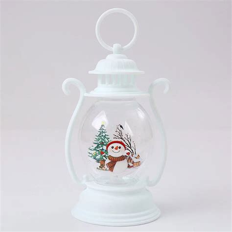 Christmas Globe Lantern Christmas Snow Globes Timer Music Cardinal