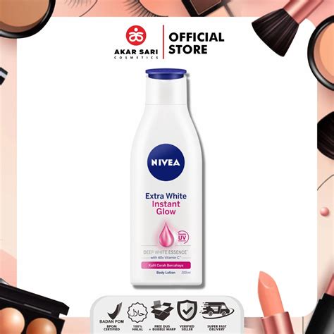 Jual Nivea Extra White Instant Glow Body Lotion Ml Shopee Indonesia