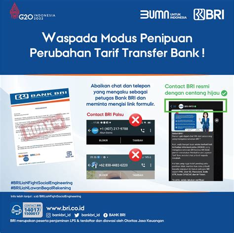 Beredar Link Palsu Kenaikan Tarif Transaksi Nasabah Bank Diimbau