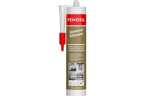 Герметик Penosil силиконовый нейтральный прозрачный General 310 мл ...