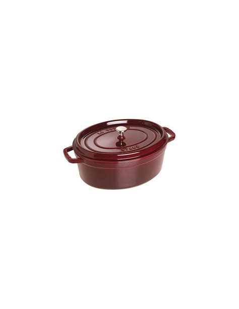 COCOTTE STAUB Ovale Fonte Grenadine Paris France BELLYNCK ET FILS