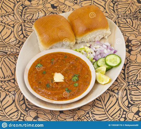 Pav Bhaji Is A Popular Indian Street Food That Consists Of A Spicy Mix