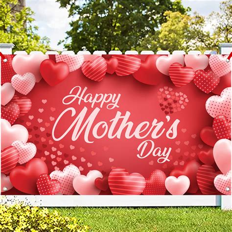 Buy Xtralarge Happy Mothers Day Banner Backdrop 72x44 Inch Mothers