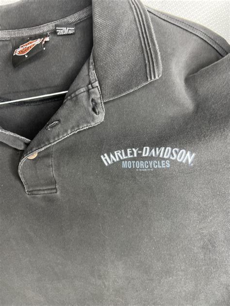 Harley Davidson Motorcycle Men S Large Black Cotton L Gem