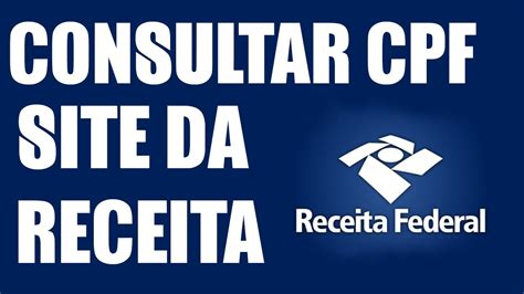 Receita Federal Consultar Cpf Receita Federal Permite Regularizar Cpf