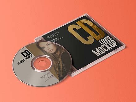 Best Free CD Cover Mockups