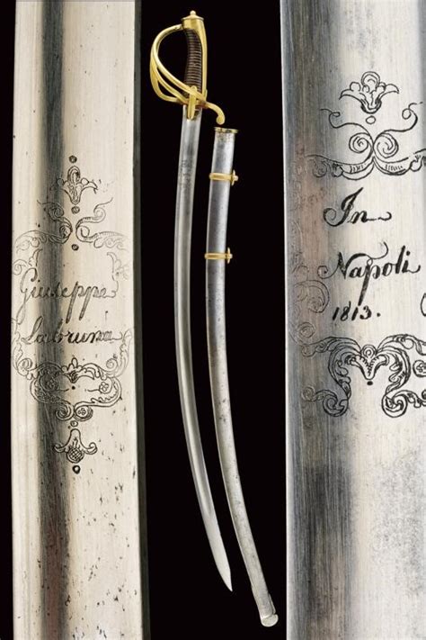 A Light Cavalry Officer S Sabre Of The Murat Period 1813 Military