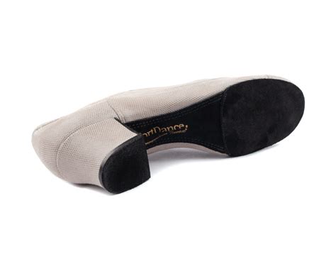 Pd Soulier De Danse Talon Cubain Semelle Suede Gris En Daim