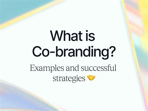 What Is Co Branding Examples And Successful Strategies 🤝 Contra