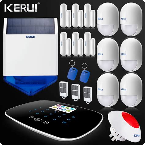 Kerui Rfid G G Wifi Alarm Pstn Gsm Sms Home Burglar System Lcd Gsm