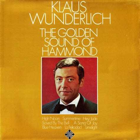 Klaus Wunderlich The Golden Sound Of Hammond Vinyl Lp Album Discogs