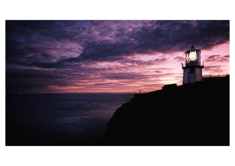 Sunset at Blackhead Lighthouse : r/northernireland