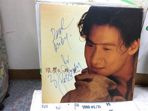 A941981 一顆不變心 張學友 簽名版 全新未播 附歌詞海報 黑膠 Jacky Cheung New Unplayed Autographed Vinyl Lp With Inset