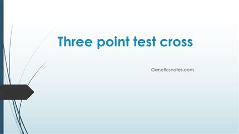 Three Point Test Cross Gene Order Map Distance Inference And Coefficient Of Coincidence And