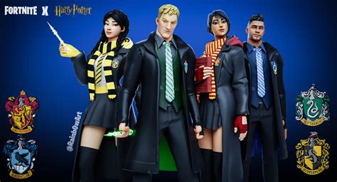 Introducing Fortnite x Harry Potter! Represent your favorite Hogwarts house with these four ...