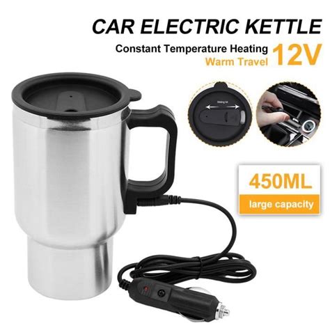 Tasse Chauffante Pour Voiture Ml V Bouilloire Thermos