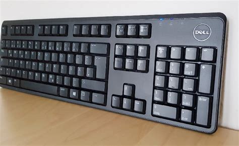 LEISE Dell Computer QUITE Tastatur DEUTSCH USB QWERTZ Layout Schwarz PC