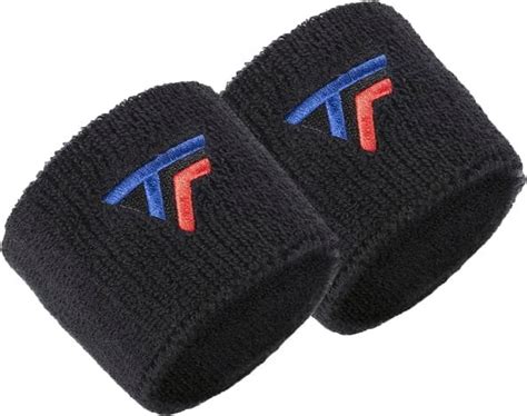 Frotka Na Nadgarstek Tecnifibre Wristbands Black Tecnifibre Sport