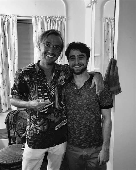 Harry Potter S Tom Felton And Daniel Radcliffe Reunite E News Australia