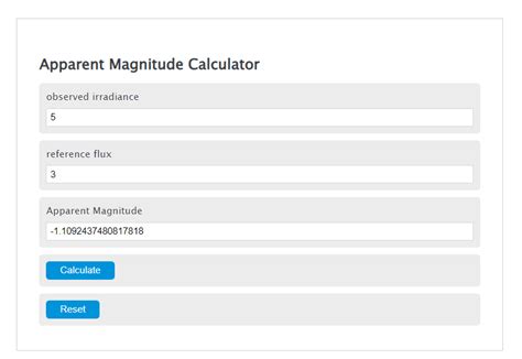 Apparent Magnitude Calculator - Calculator Academy