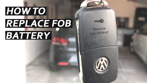 How To Change Key Fob Battery Volkswagen Gti