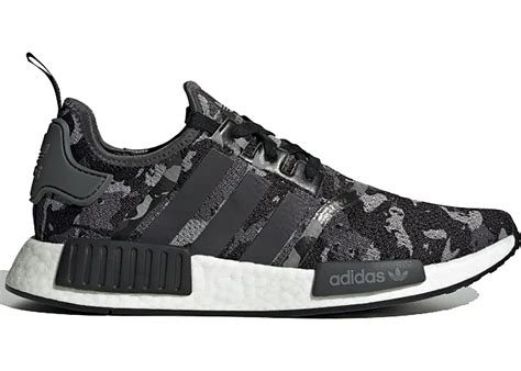 adidas NMD R1 Camo Grey Black - FZ0077