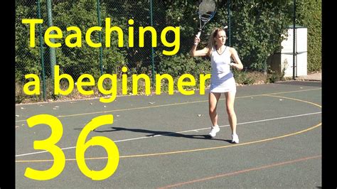 Tennis Teaching An Adult Beginner Youtube