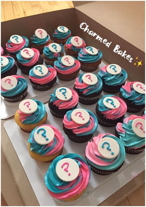 Gender Reveal Cupcakes Boy Or Girl Inside Is The Surprise Gender