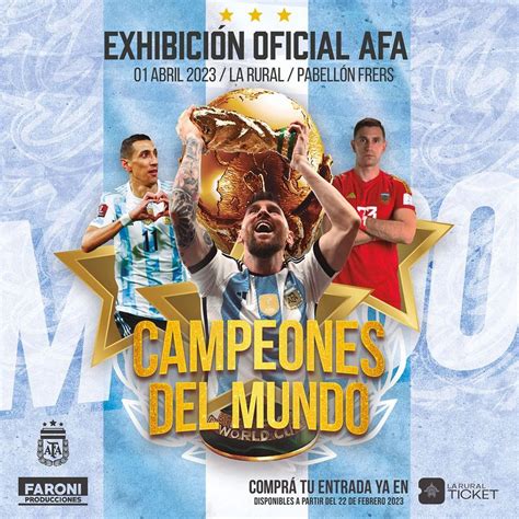 La AFA realizará una exhibición oficial y limitada sobre los Campeones