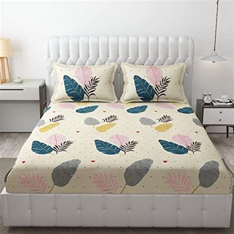 Fresh From Loom Microfiber Rotary Printed Bed Sheet Set King Size