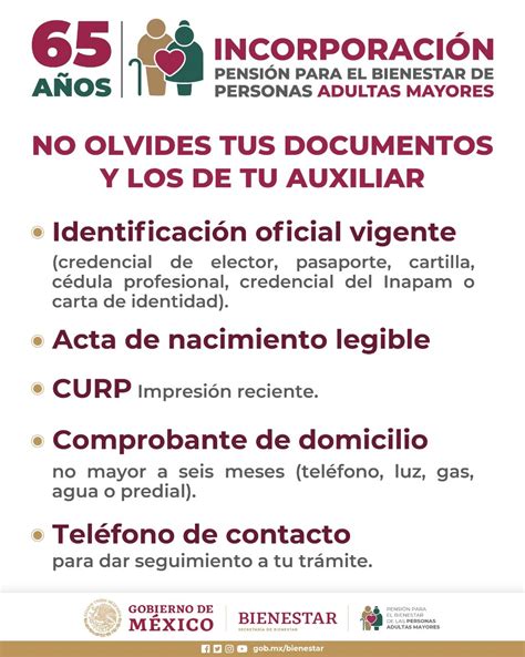 Del 5 Al 17 De Diciembre Registro A Pensión Para El Bienestar De Personas Adultas Mayores En El