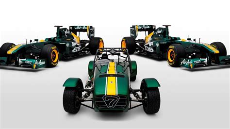 Team Lotus Formula 1 Cars Adopt Caterham Livery