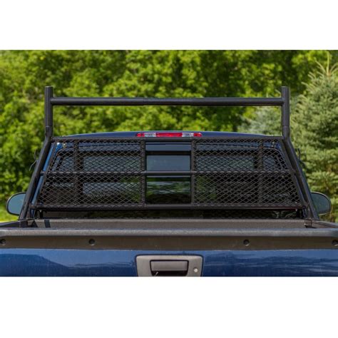 Matte Black Headache Rack Apex Adjustable Steel Truck Rack Discount