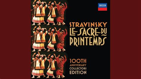 Stravinsky Le Sacre Du Printemps Pt L Adoration De La Terre